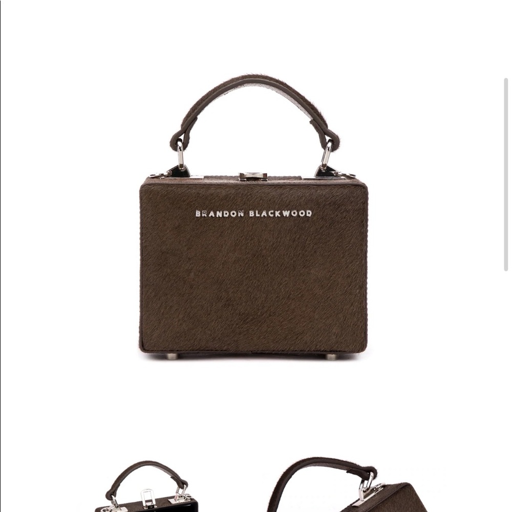 Brandon Blackwood Purse grey/brown